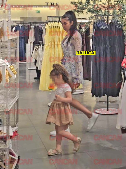 Raluca Pastramă și Ibrahim au ieșit în mall alături de fiica lor
