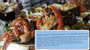 Prețul exorbitant al unui platou cu pește și fructe de mare, într-o cherhana din Năvodari. Costă cât 3 nopți de cazare!
