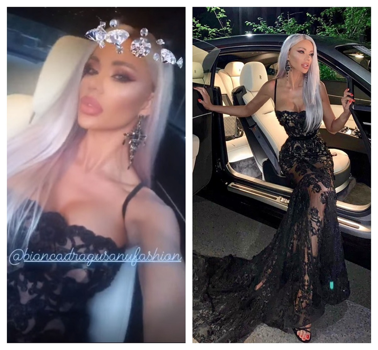 Bianca Drăgușanu, apariție mega-sexy la petrecerea VIVA! Cu cine a venit de mână