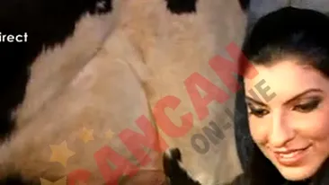 Andreea Tonciu si Emmy in grajd de Ziua Indragostitilor: Spal instrumentul vacii cu servetelul umed ca sa nu imi stric manichiura