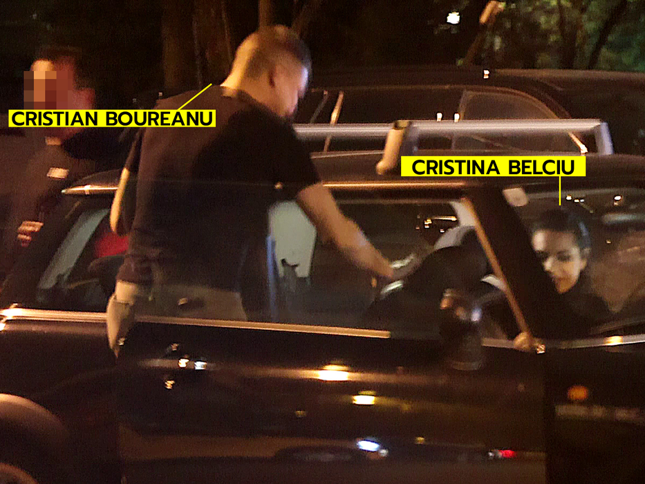 Cristina Belciu l-a "ridicat" pe Boureanu de la Brasserie, pentru a merge acasă (Foto: CANCAN.RO)