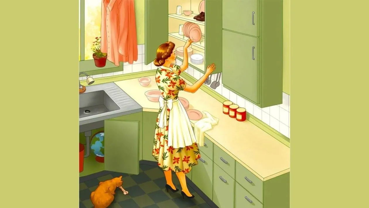 TEST IQ | Găsește toate cele 5 greșeli din această imagine! Geniile o fac în 15 secunde