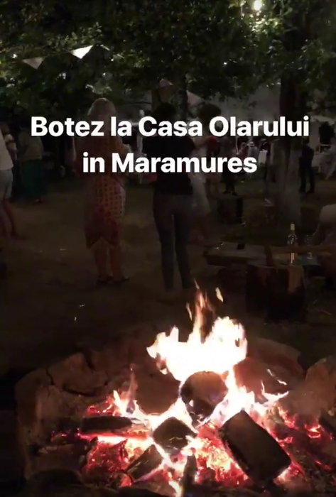 Imagini senzaționale de la botezul fetiţei Laurei Cosoi