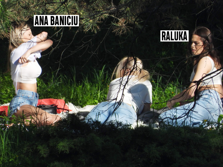 Ana Baniciu și Raluka, imagini interzise minorilor oferite în parc