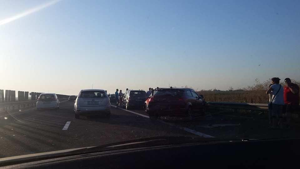 Accidente pe bandă rulantă pe Autostrada Soarelui!