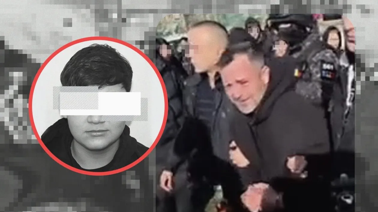 Gestul emoționant făcut de un polițist la înmormântarea lui Mario Berinde. Imagine sfâșietoare