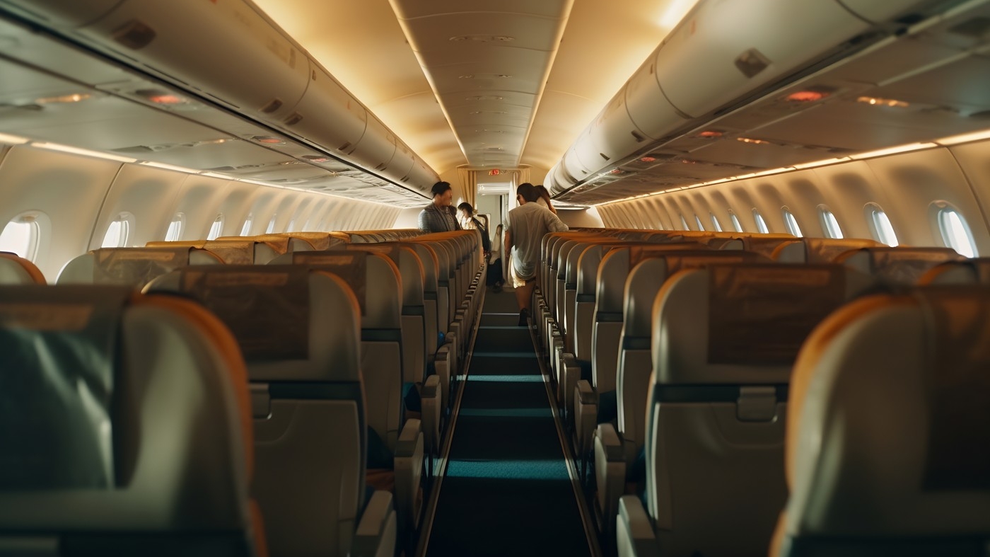 Cum reușește o tânără să stea singură pe rând, în avion. Ce truc a descoperit: "E ca la business class, dar în economy"