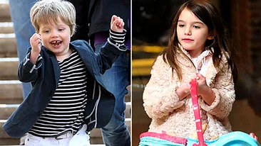 Ciudateniile copiilor de vedete - Shiloh Jolie-Pitt se joaca cu tarantule moarte si isi doreste sa fie baiat, iar Suri Cruise are un dormitor separat pentru prietenii imaginari!