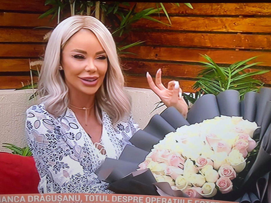 Bianca Drăgușanu, surpriză în direct la TV din partea lui Alex Bodi: „Îi mulțumesc iubitului meu. Ce bătaie îi dădeam dacă uita!”