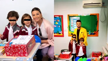 Gabi Bădălău și Claudia Pătrășcanu scot din buzunar sume colosale pentru școala și grădinița celor doi băieți