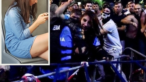 A fost refăcut filmul bătăii violente încasată de jandarmerița Ștefania Nistor: “A alunecat pe o sticlă”