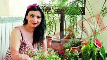 Bahmuteanca si-a pus leustean in balcon