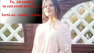 Scrisoare impresionantă în memoria Alexandrei, lăsată la poarta casei în care a fost torturată și ucisă