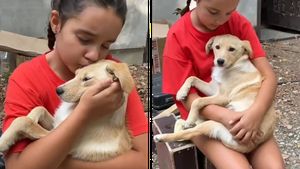 Te topești! Ce i-a făcut Eva lui Cătălin Măruță, după ce a găsit un cățel: „Te rog”