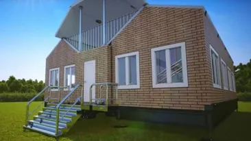 Este perfectă şi se construieşte singură în doar câteva minute. Ţi-ai imaginat că ai putea avea o asemenea casă? 