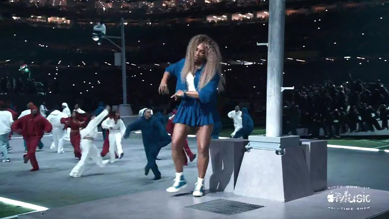 Serena Williams la Super Bowl. Foto: Profimedia