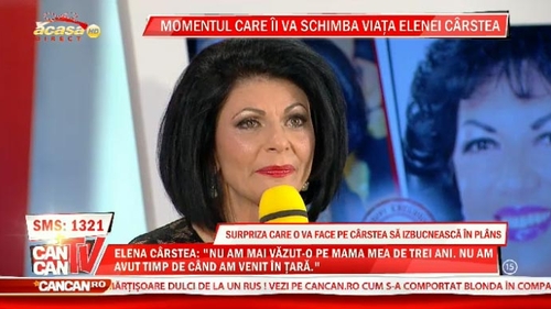 Elena Carstea a recunoscut ca a fost descoperita de Carmen Harra: "Ne-am amintit cu placere de momentele respective"