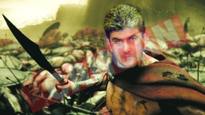 Gabriel Oprea se crede regele spartanilor