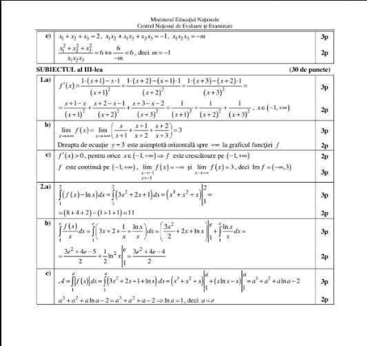 Subiecte BAC 2019. Ce poate pica la limba română și la matematică