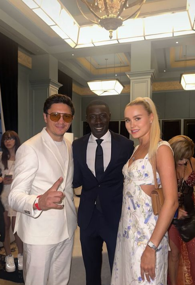 Ronald Gavril, unul dintre invitații lui Mr. Pink la evenimentul din Beverly Hills /Foto: Instagram 