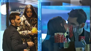 Ce motiv de sărbătoare au avut Viviana Sposub și George Burcea. Cei doi îndrăgostiți au dat frâu iubirii: săruturi și mângâieri fără perdea