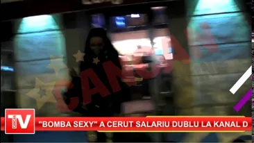 Bomba sexy a cerut salariu dublu la Kanal D