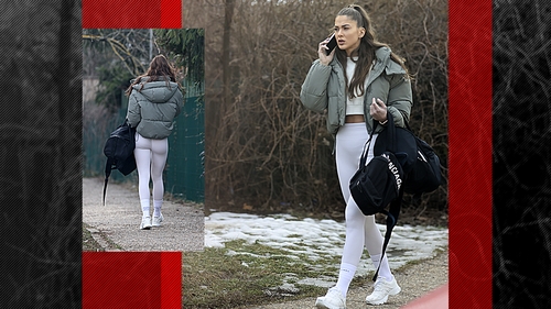 A bulversat strada cu posteriorul bombat! Cea mai sexy antrenoare de fitness a ieșit mulată toată