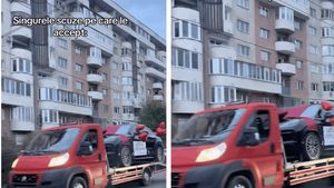 I-a greșit iubitei și i-a cumpărat un Porsche. Mesajul scris pe mașină, însă, s-a viralizat!