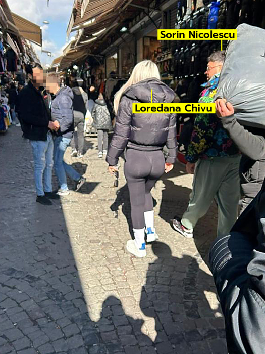 Loredana Chivu și Sorin, la Istanbul, în ianuarie