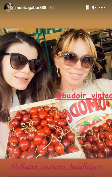 Monica Gabor a revenit în România, după patru ani