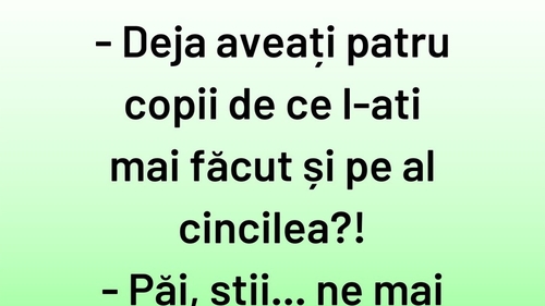 BANC | Al cincilea copil
