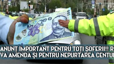 ANUNT IMPORTANT PENTRU TOTI SOFERII!! RADARUL te va amenda şi pentru nepurtarea centurii...