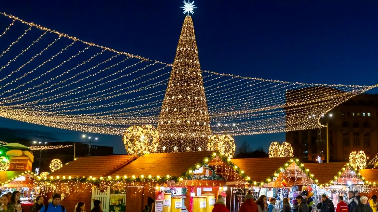 Care este programul la Târgul de Crăciun București în 2023. Vizitatorii vor fi întâmpinați de un brad uriaș