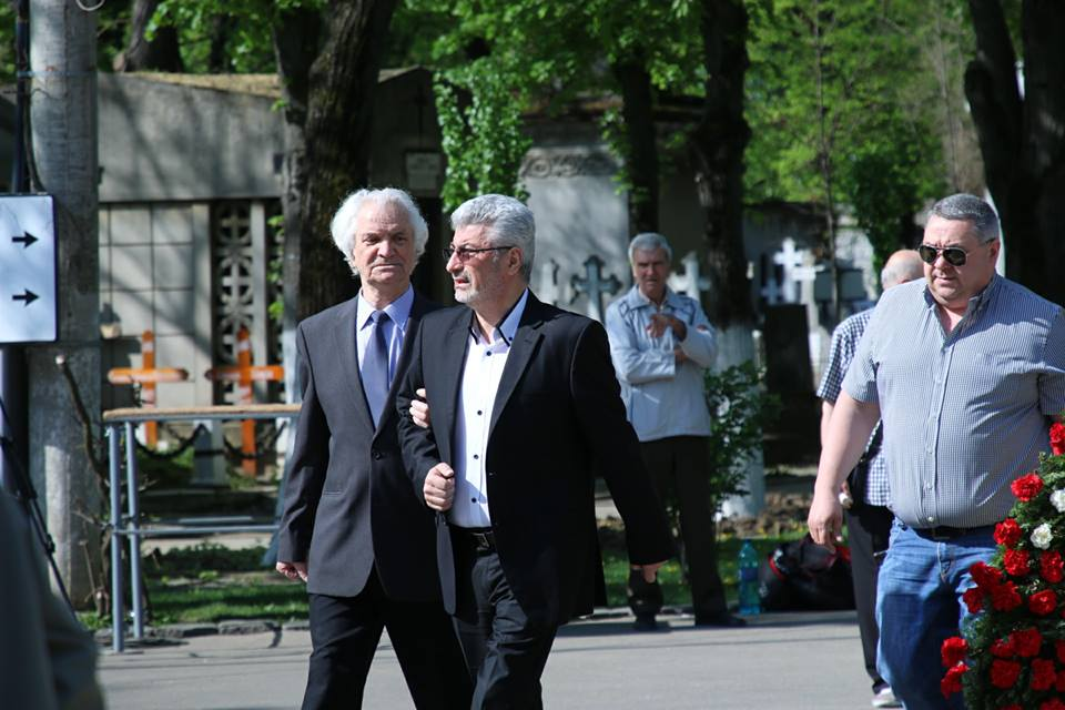Silviu Prigoană, la înmormântarea Ionelei Prodan