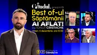 Gândul prezintă Best Of Ai aflat! Cu Ionuț Cristache - vineri, 5 decembrie, de la ora 15.00