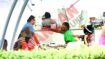 Cabral  s-a distrat cu branula in mana