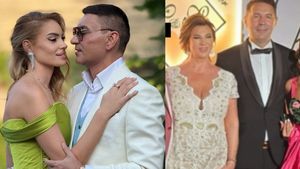 Cristi Borcea și Valentina Pelinel, prezenți la nunta Mihaelei cu Sorin Rap. Cum s-au distrat foștii soți cu actualii... soți!