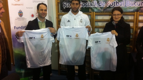 Fundatia Realmadrid a deschis prima scoala de fotbal din Romania