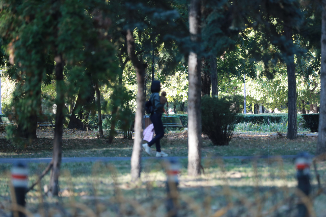 Adelina Pestrițu a ieșit cu fiica ei în parc