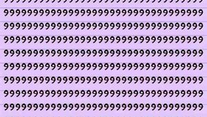 Iluzie optică virală | Ești un geniu dacă poți găsi cifra 6 ascunsă printre 9, în maximum 6 secunde