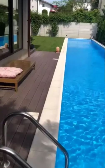Cum arată casa în care locuiesc Ștefan Bănică Jr. și Lavinia Pârva. Vila din București are o curte impresionantă cu piscină