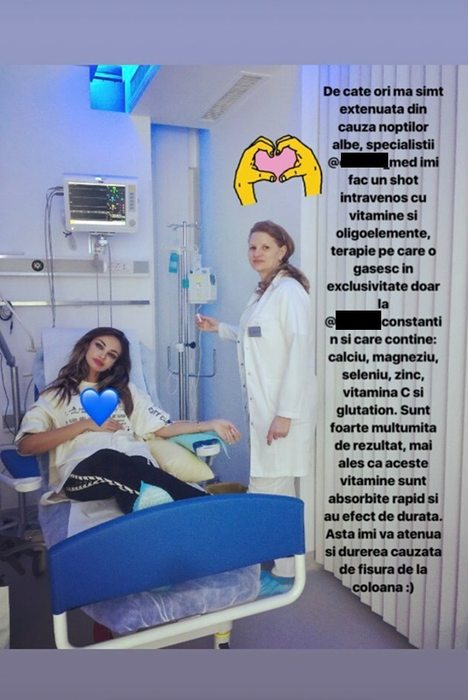 Mădălina Ghenea a ajuns la spital! Ce a pățit vedeta și mesajul transmis în timp ce avea o branulă în mână: „Fisura de la coloană”
