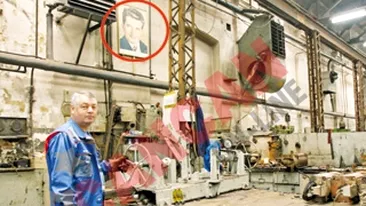 Portretul lui Ceausescu, muza angajatilor de la fabrica de tramvaie