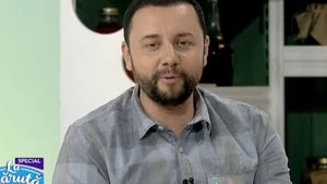 Pe CĂTĂLIN MĂRUŢĂ l-au luat ameţelile în direct! Ce a băut prezentatorul TV! "Abia mă mai pot..."