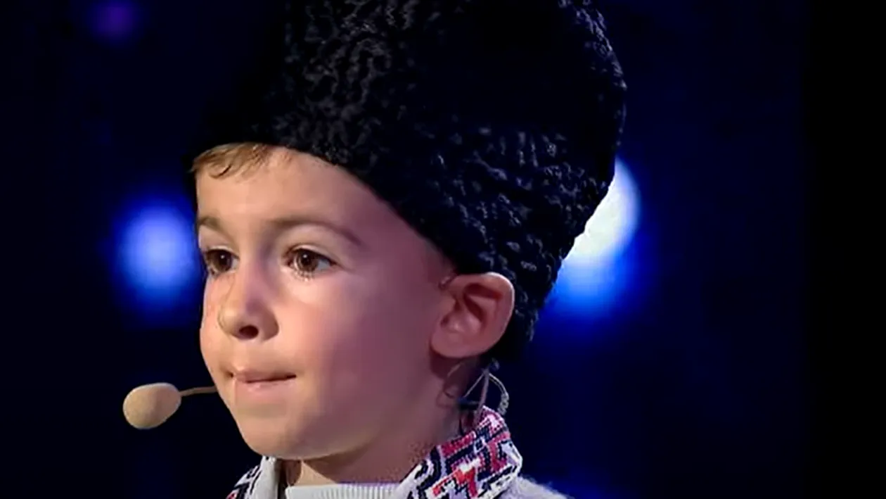 Cel mai tânăr concurent de la Românii au Talent i-a impresionat pe juraţi. Ștefan Brînză a primit o surpriză din partea Andrei