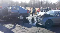 Grav accident în Argeș, în a doua zi de Crăciun. O victimă este încarcerată