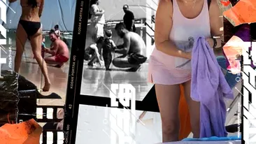 Gabriela Cristea are „concurență” la plajă?! L-am filmat pe soțul ei cum privea “pofticios” după puștoaice