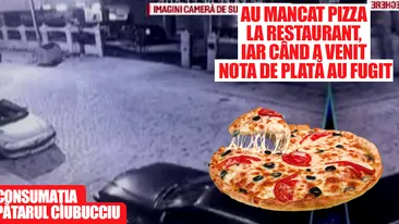 Au mancat pizza la restaurant, iar cand a venit nota de plata au fugit. Cat era consumatia si ce spune ospatarul Ciubucciu