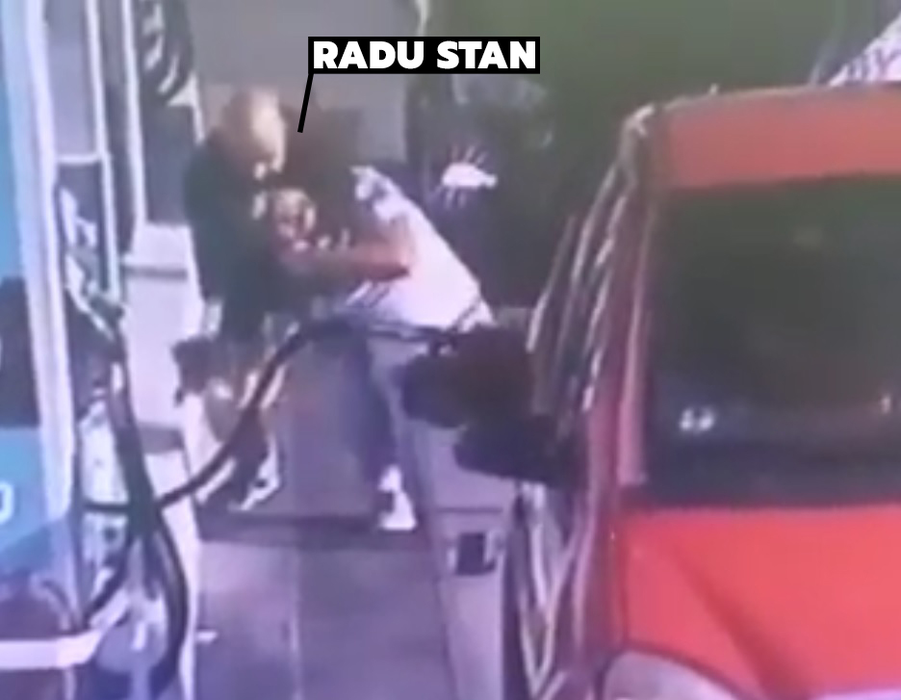 Concurentul-vedetă de la un mega-show al PRO TV,  Radu Stan, a tăbărât pe un șofer într-o benzinărie