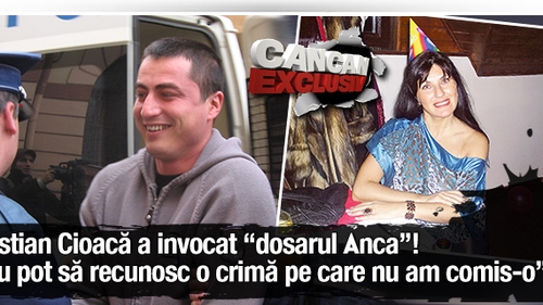 Cristian Cioaca a invocat “dosarul Anca”. “Nu pot sa recunosc o crima pe care nu am comis-o”